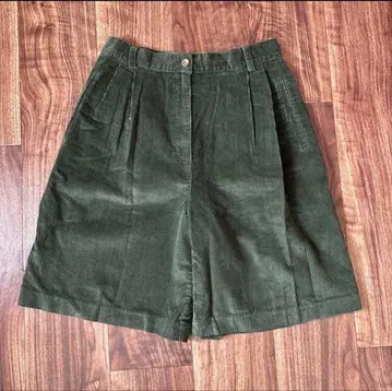 리즈 스포츠 다크 그린 코듀로이 하프 팬츠 미국 빈티지 의류