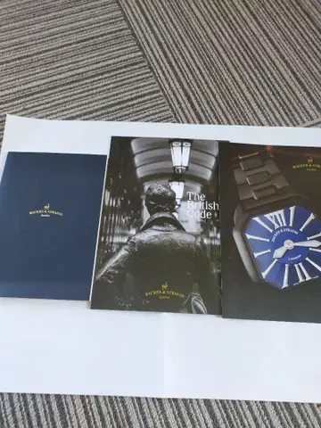 BACKES&STRAUSS. 백스&스트라우스 손목시계 카탈로그. 귀중.