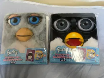 다이토 한정판 furby 레트로 퍼비 포근포근 담요 전 2종 세트