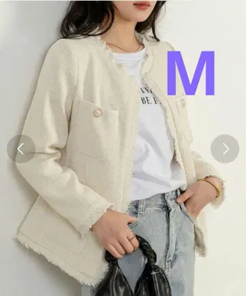 노카라 트위드 자켓