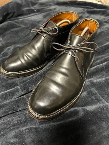 알든 쉘 코도반 차커 부츠 6 블랙 1340 가죽 신발