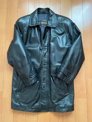WindArmor 블랙 가죽 자켓 S