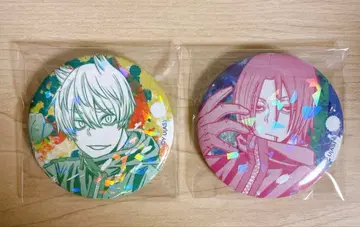 도원암 홀로그램 캔뱃지 네코사키 이나미 세트