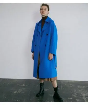 [ 컨디션 최상 ] LE CIEL BLEU 더블 페이스 랩 코트