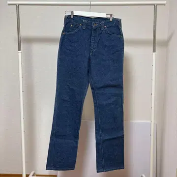 Lee 스트레이트 데님 다크 블루