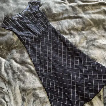 슬리브리스 레트로 원피스 여성용