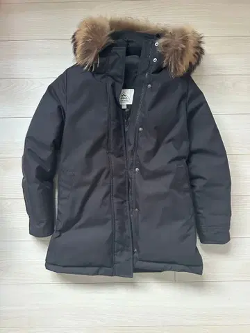 PYRENEX 블랙 다운 자켓 FR 36 / JP 38