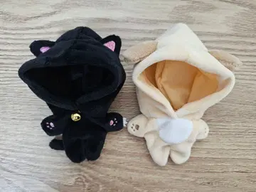 봉제인형 의류 10cm 고양이 강아지 세트
