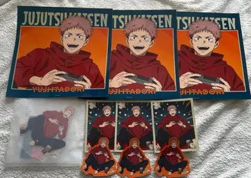 이타도리 유우지 세가 럭키 쿠지 주술회전 아크릴 스탠드 스티커