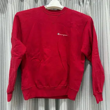 Champion 빨간색 맨투맨 트레이닝복