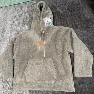 Reroom 플리스 후드티 그레이