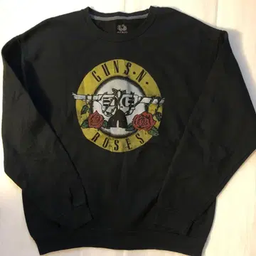 건즈 앤 로지즈 L 속기모 밴딩 맨투맨 트레이닝복 블랙