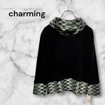 매력적인 하이넥 니트 스웨터 긴팔 레귤러 기장 M 사이즈 블랙