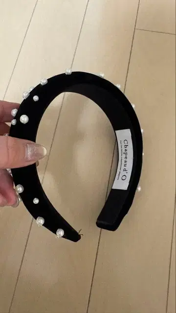 Chipad O 펄 장식 머리띠