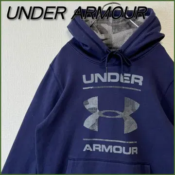 언더아머 UNDER ARMOUR 빅 로고 풀오버 후드티