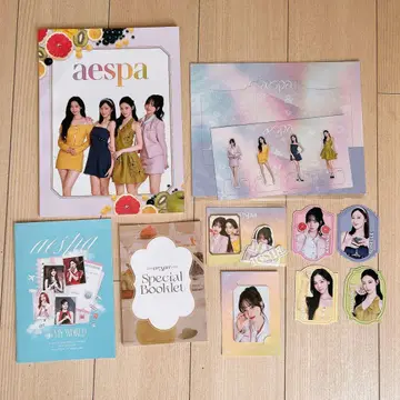 aespa 팬클럽 특전 트레이딩 카드 뉴스레터 전종류