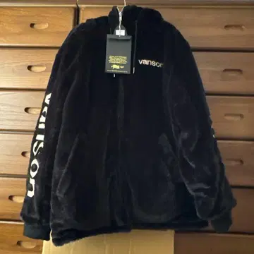 vanson 블랙 플리스 자켓 L 사이즈