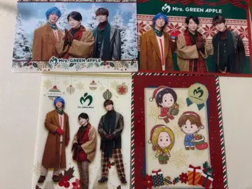 Mrs. GREEN APPLE 오리지널 비주얼 시트 컴플리트 4점