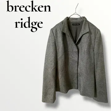 breckenridge 그레이 테일러드 자켓 L 캐시미어 혼방