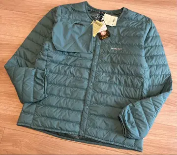 새상품 몽벨 라이트 다운 스냅 라이트 그린 XL