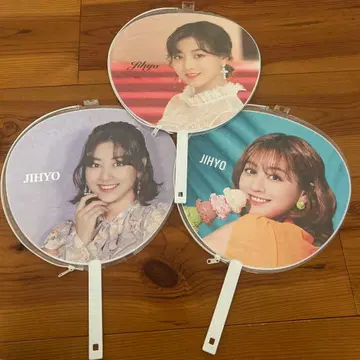 TWICE 지효 부채 3종 세트