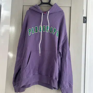 PARAGRAPH 퍼플 후드 부착 후드티 P08