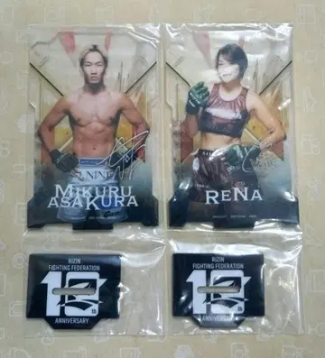 RIZIN 제일복권 아크릴 스탠드 아사쿠라 미쿠루 RENA A상 C상