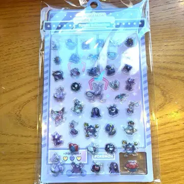 포켓몬 한국 공식 버블 스티커 퍼플