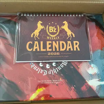 B'z 팬클럽 한정판 2026 달력 (벽걸이, 탁상)