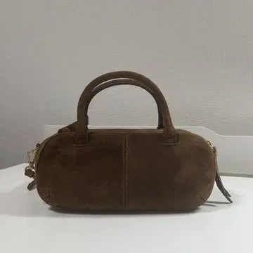 ZARA 스플릿 스웨이드 미니 보스턴 백 미니 백 브라운