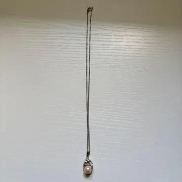 실버 펄풍 목걸이 유품 정리 1226-a23