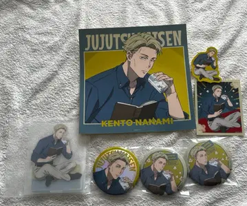 나나미 켄토 세가 럭키 쿠지 주술회전 캔뱃지 아크릴 스탠드 스티커