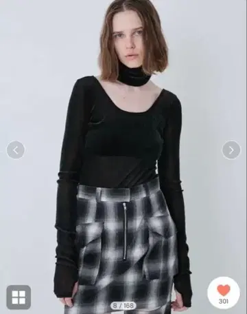 Flocky Tulle Ballerina 넥 보디수트