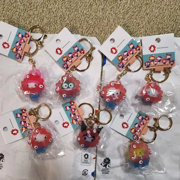 간사이 만박 산리오 미야쿠미야쿠 콜라보 입체 마스코트 클리어 컴플리트