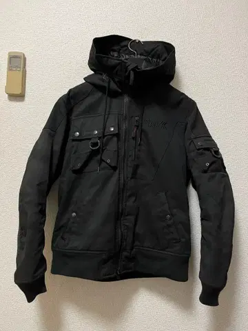 아비렉스 P.D.W. 택티컬 자켓 /L 충전솜 블랙 자수