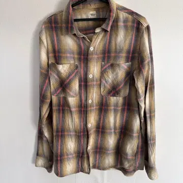 [ 새상품급 ] 론 헤르만 Ron Herman 옴브레 셔츠 L 블루