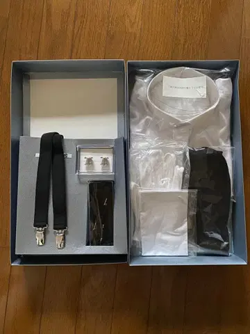 포멀 셔츠 세트 화이트