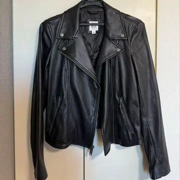 GAP 블랙 라이더 자켓 XXS