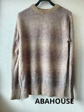 아바하우스 그라데이션 니트 스웨터 사이즈 3 M 모 털 알파카 모헤어