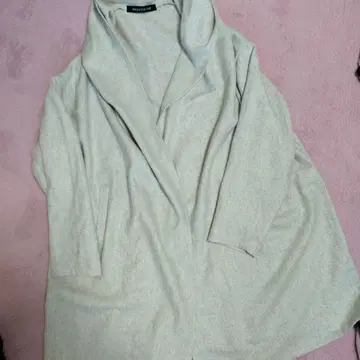 mizuitroind 라이트 그레이 롱 가디건