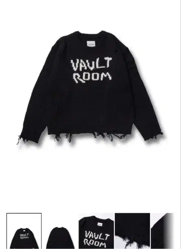 VAULTROOM DAMAGED SWEATER L