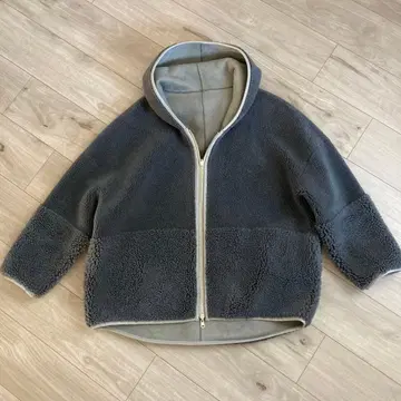 RISLEY 리즈레이 후드 부착 보아 자켓 그레이 F