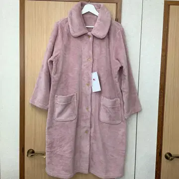 와코루 가운 룸웨어 아주 따뜻한 플리스 안쪽 보아 L 사이즈