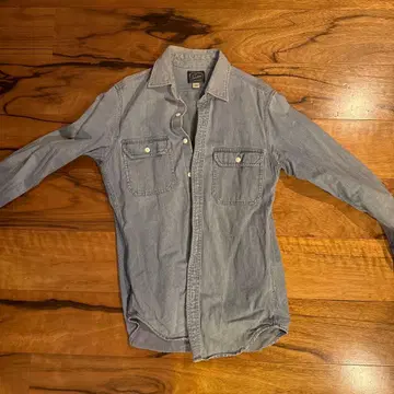 J.Crew 데님 셔츠 긴팔 XS 라이트 블루