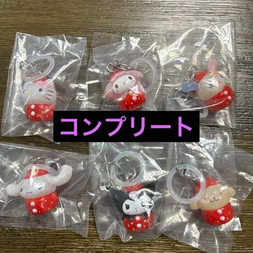 산리오 캐릭터즈 딸기 메지루시 액세서리 컴플리트 세트