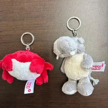 NICI 니키 마스코트 키링 게 하마 하마