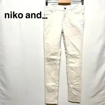 니코앤드 스키니 신축성 있음 포켓 버튼 지퍼