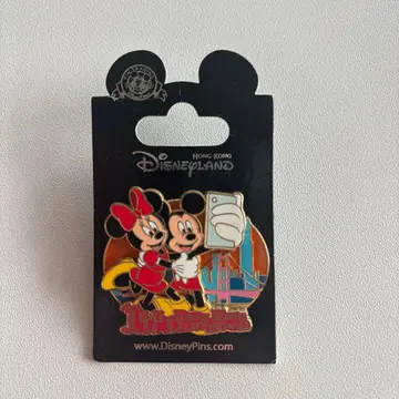홍콩 디즈니랜드 미키 미니 핀 배지