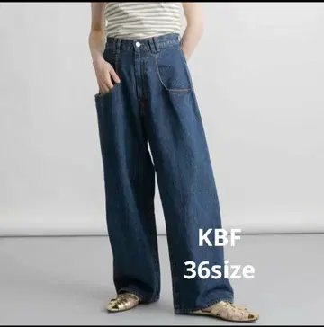 BIG 포켓 디자인 데님 36