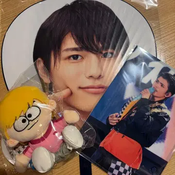 timelesz 시노즈카 다이키 3종 세트 넨도 클리어 파일 부채